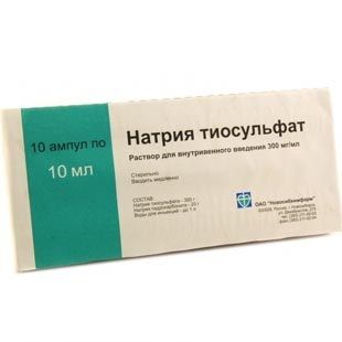 Натрия тиосульфат при псориазе