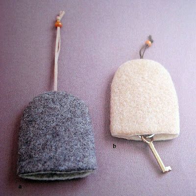 Ключницы из фетра Фото
