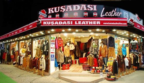 кожаные изделия из Турции фото